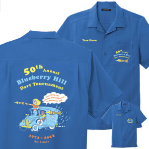 Blueberry Hill 50th Annual Dart Tournament Commemorative Shirt